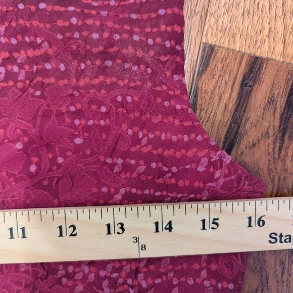 Y2K City Triangles Purple Sleeveless Burnout‎ Mesh Dress Dark Fairy Whimsigoth - Picture 7 of 8